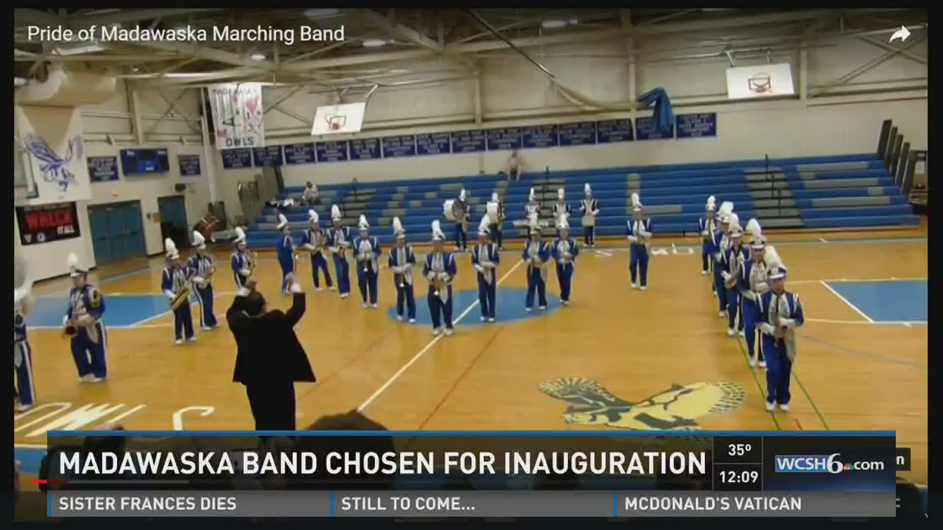 Marching Band from Maine goes to Washington