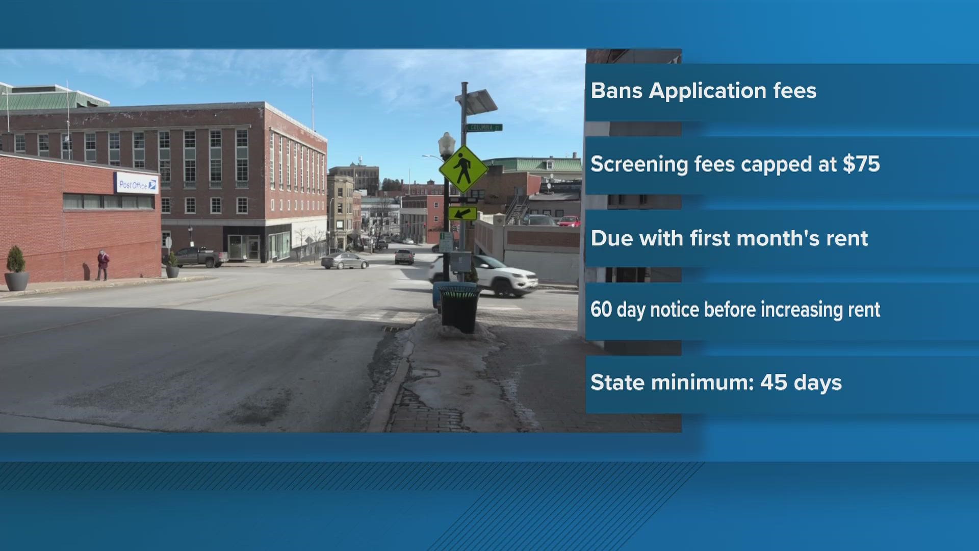 Bangor moves forward with additional protections for renters