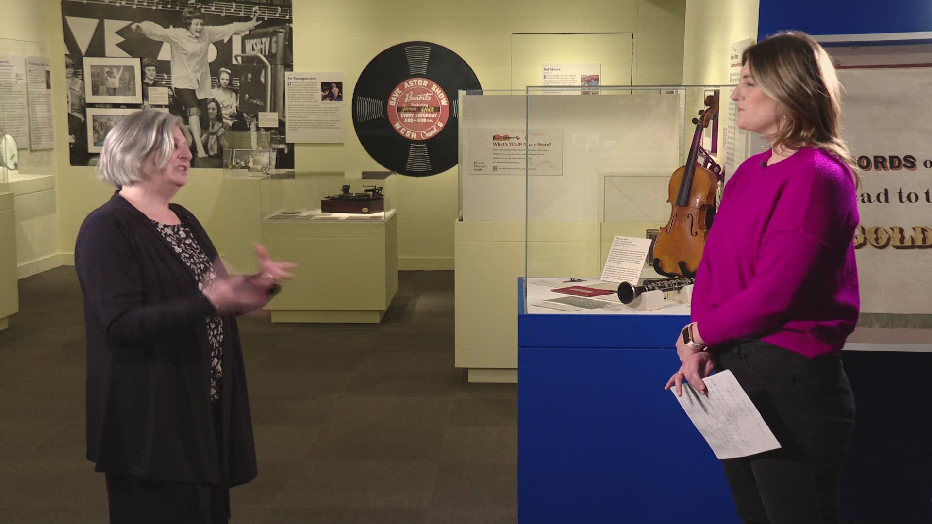 The Maine Historical Society highlights Maine's rich and diverse music scene by giving visitors a peek into the past.