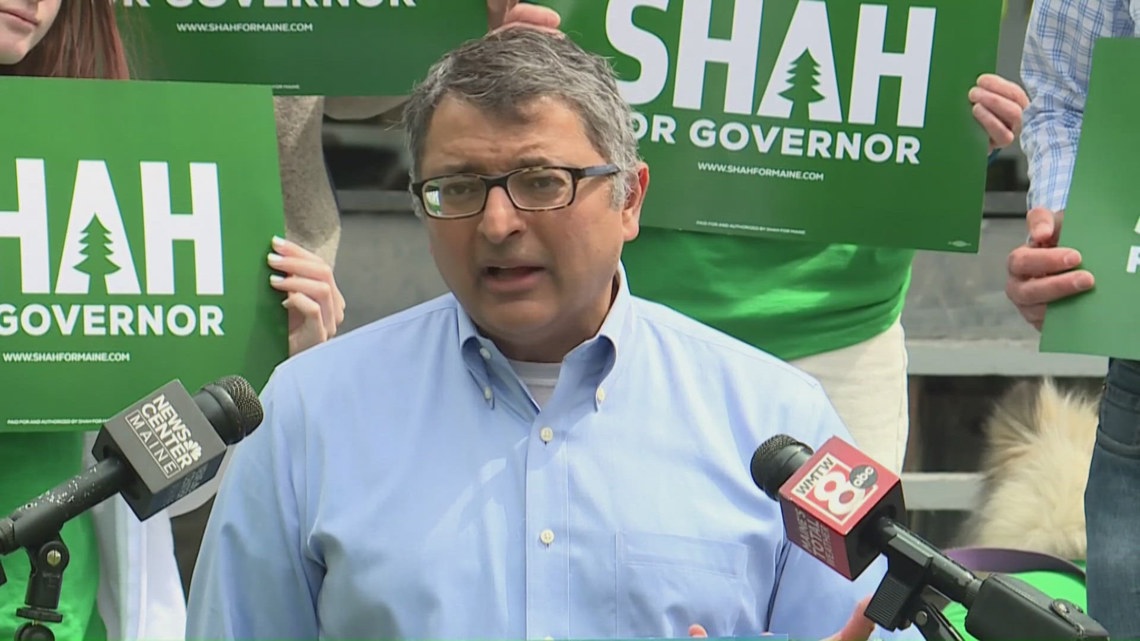 Democrat Nirav Shah, assuming general election posture, criticizes Republican rivals for Maine governor