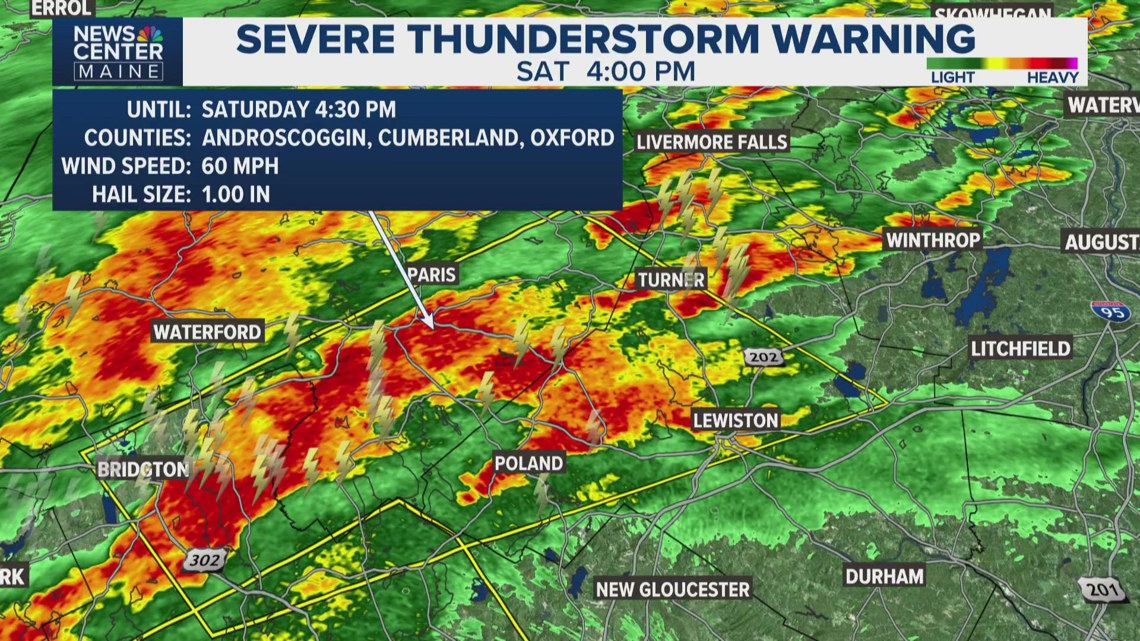 Maine braces for possible severe thunderstorms Saturday ...