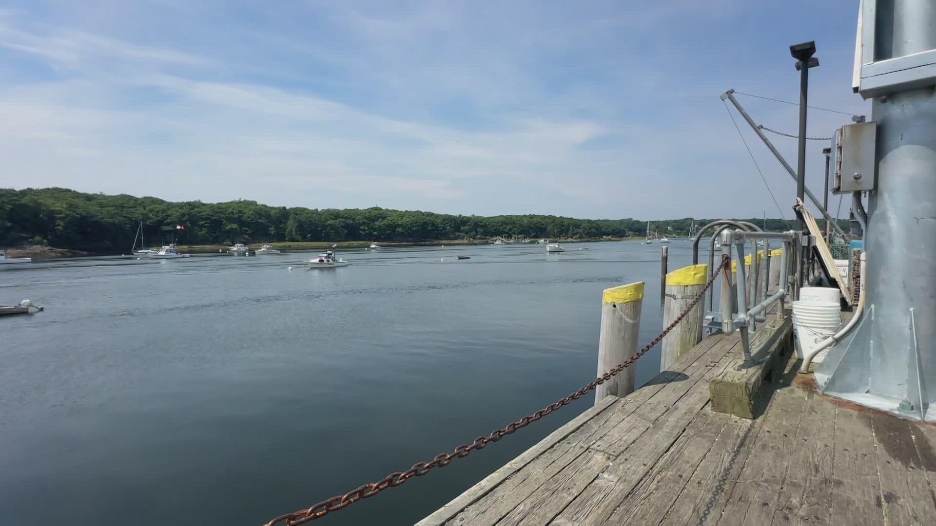 The project years in the making to build a pier in the Saco River has stalled amid a growing controversy over exactly where it should be built.