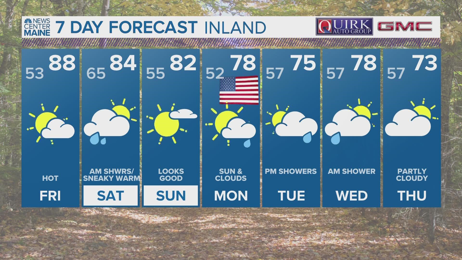 NEWS CENTER Maine Weather Video Forecast Updated 6:30pm Thursday, June 30th