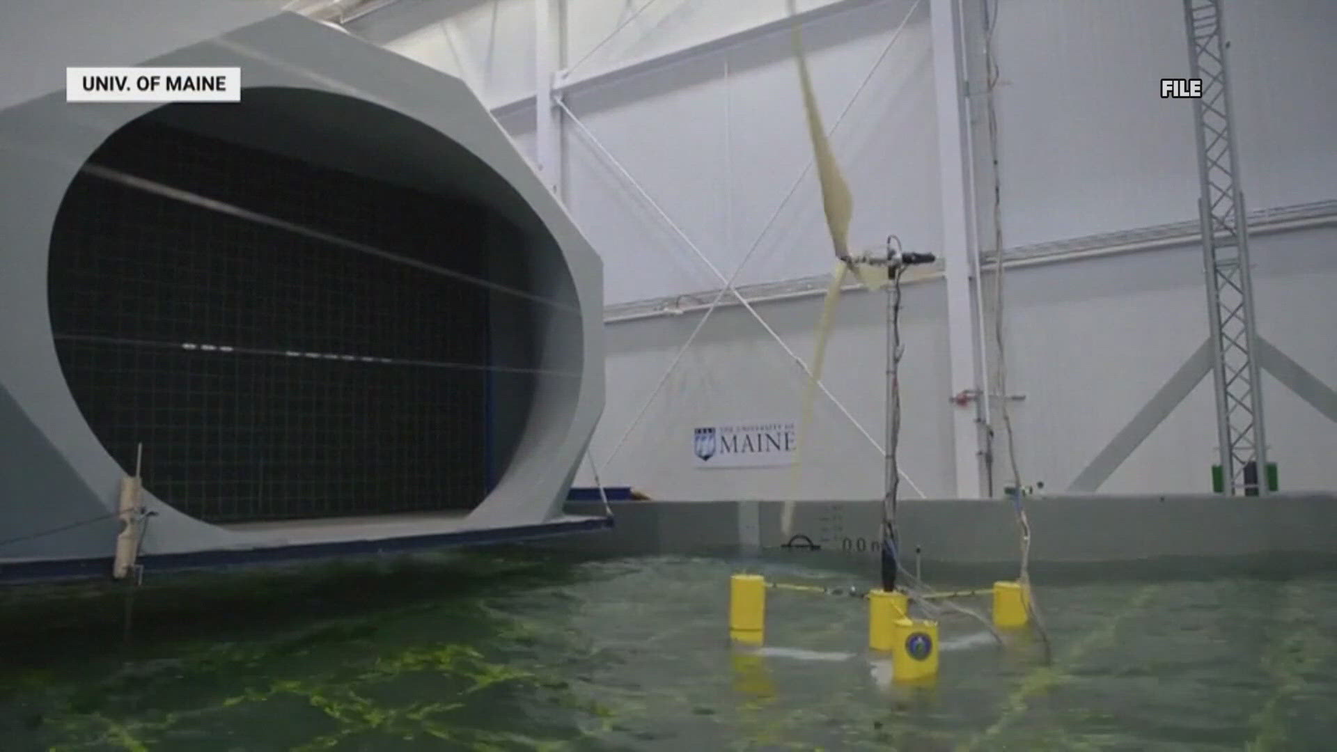 Up to 12 floating turbines will be monitored using the University of Maine's floating platform technology with the goal to study how this type of energy operates.