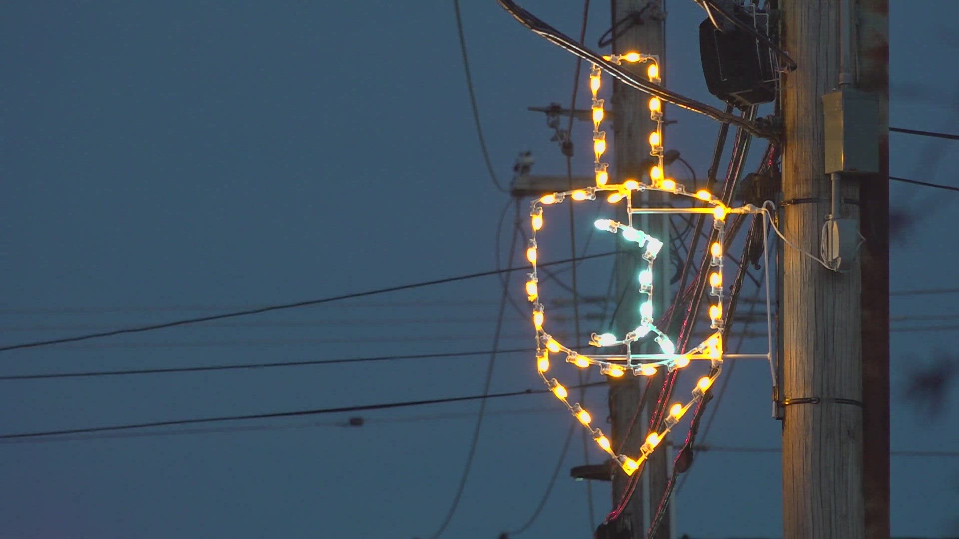 The city replaced the star with a dreidel following complaints from Arab American residents.