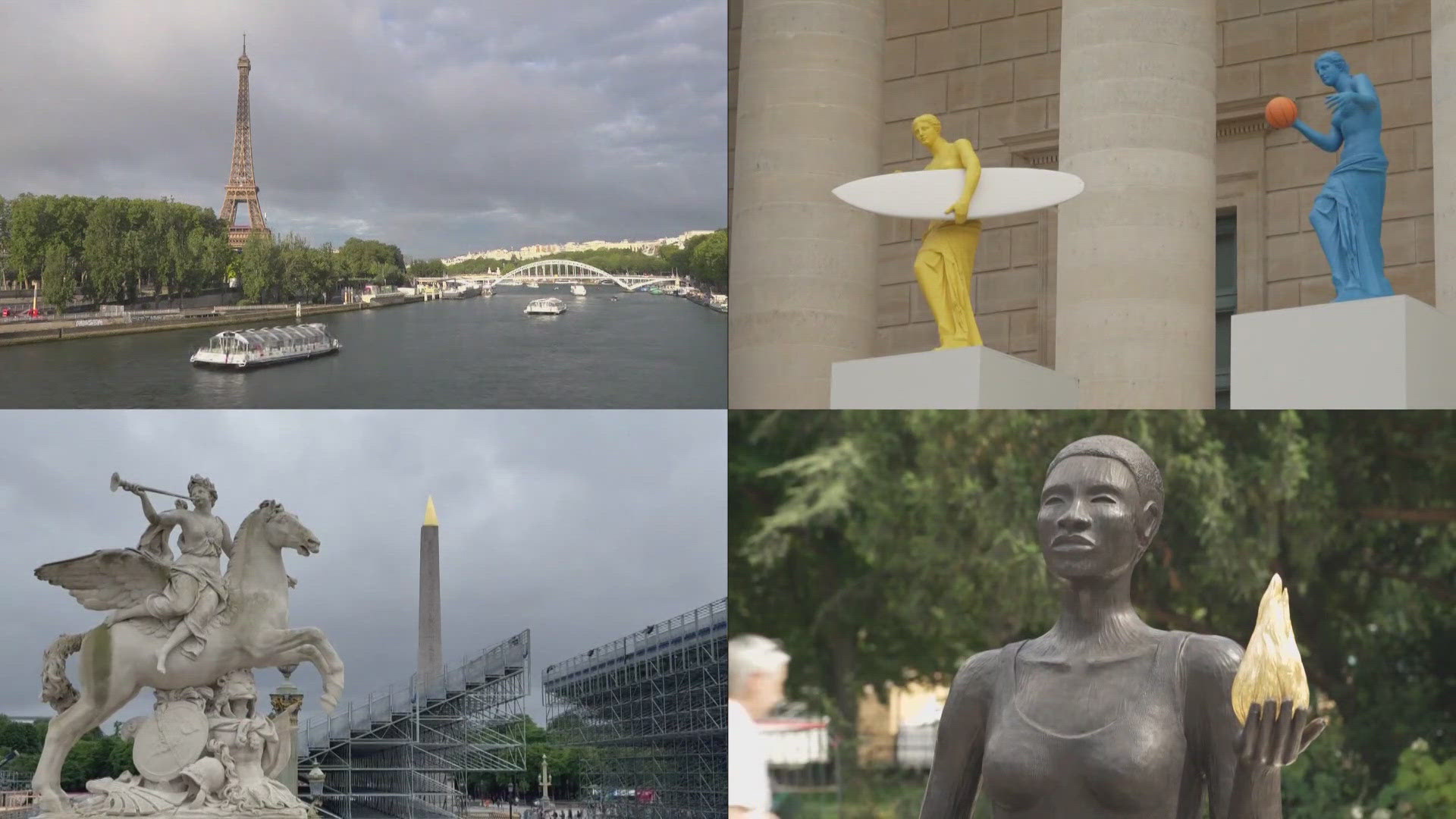 The city of Paris and its iconic landmarks have gotten a major makeover in preparation for the 2024 Paris Olympics.