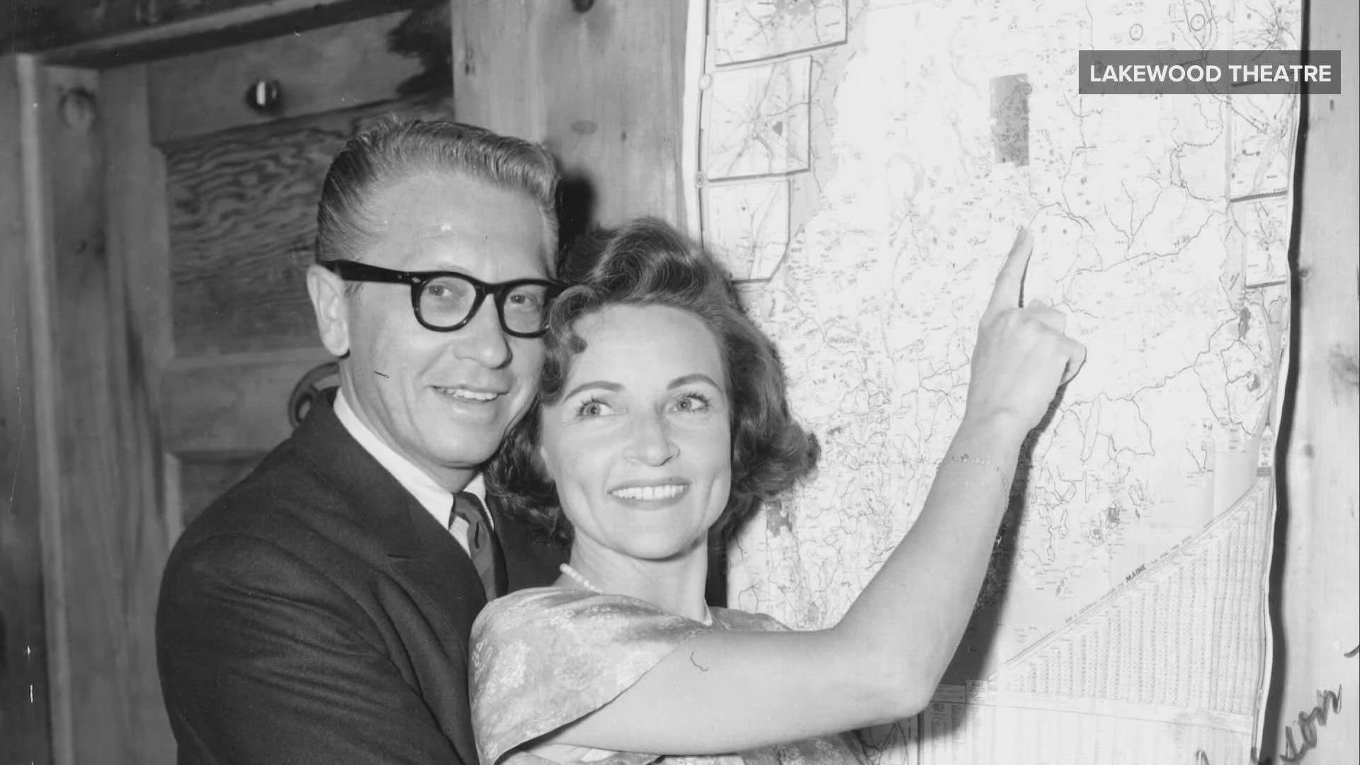 Betty White fell in love with her husband Allen Ludden while performing at the Lakewood Theatre in Madison during the summer of 1962.