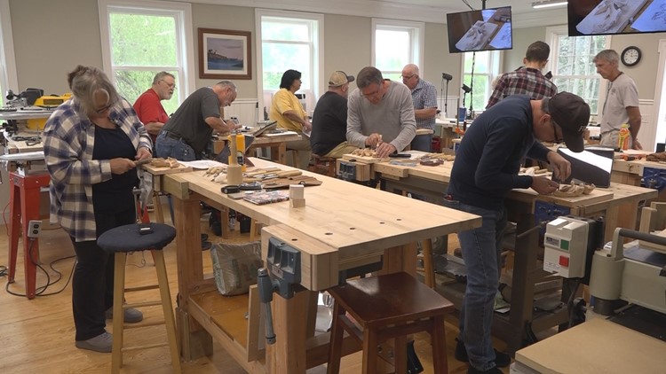 Woodworking workshop teaches Mainers the craft