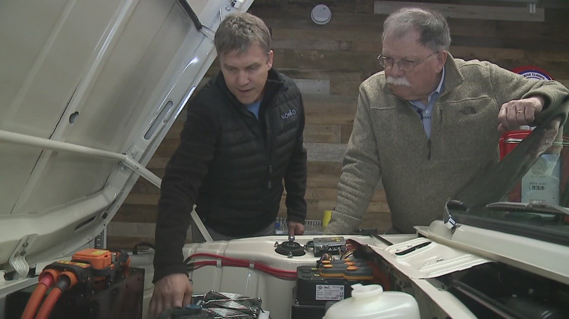 Maine business converts classic cars into electric vehicles