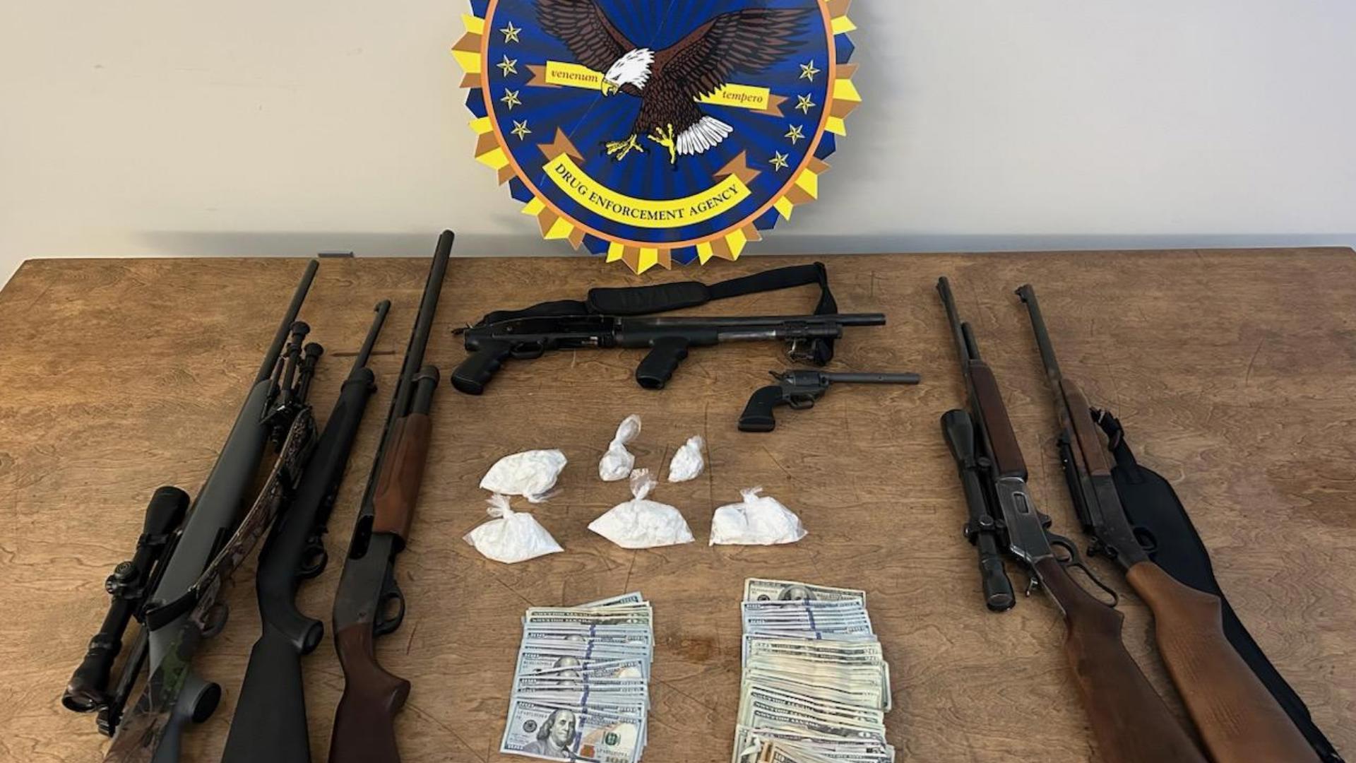 The MDEA and Farmington police arrested 42-year-old Jason Robbins of Farmington and 39-year-Miguel Alvarez of Webster, Massachusetts, on Thursday.