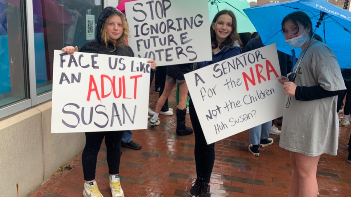 Maine students ask Sen. Collins to support stricter gun laws