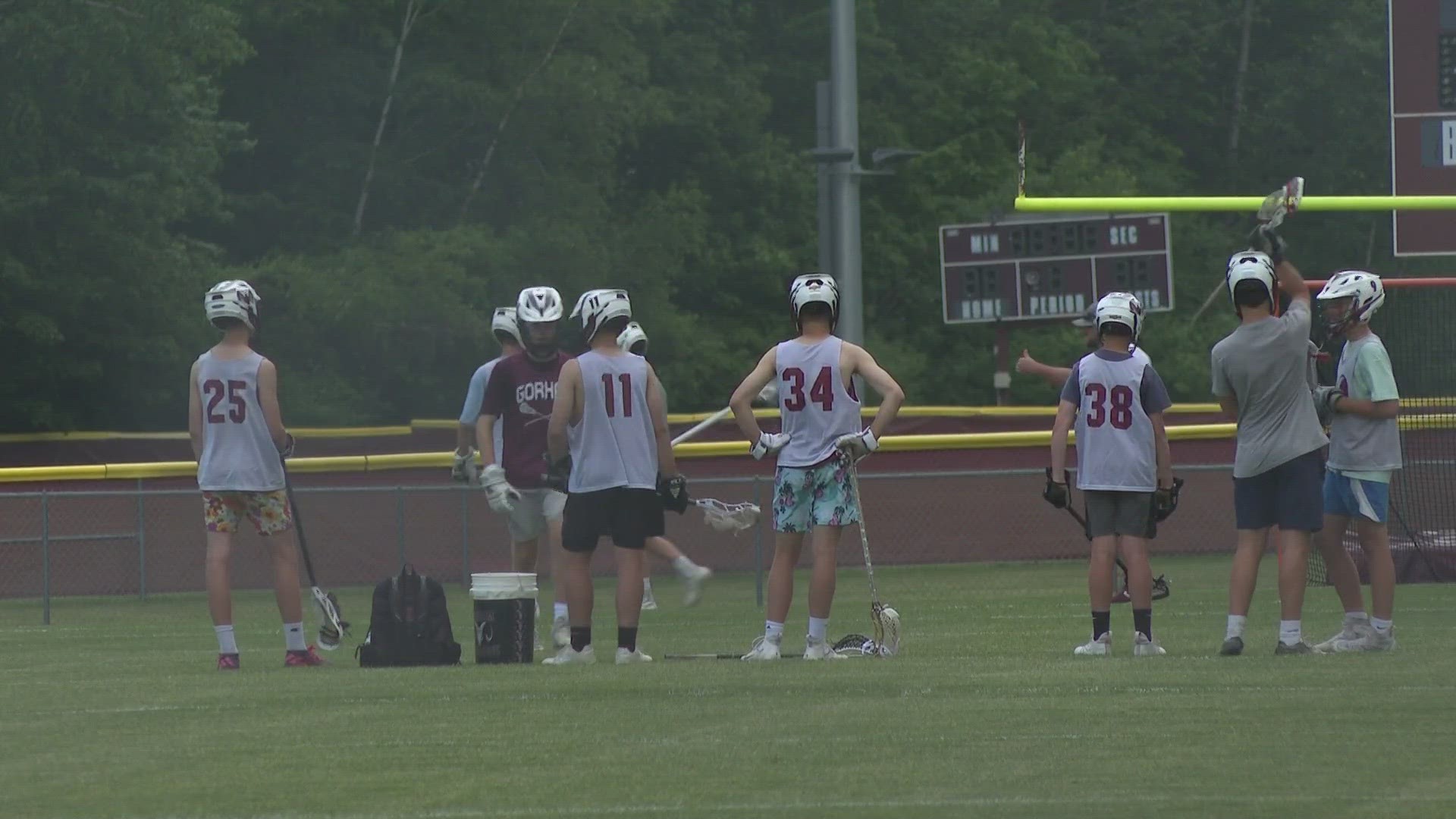 Players on the varsity boys' lacrosse team said they were kicked off the team after protesting "harassment and verbal abuse" from their coach.