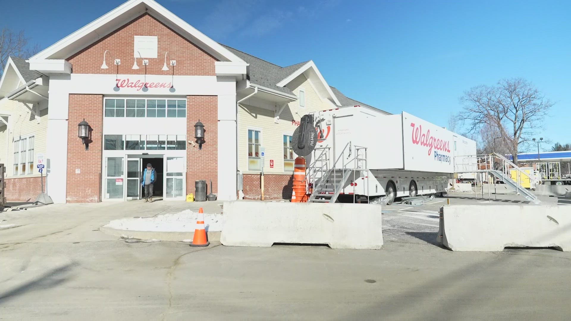 People at Walgreens are working to fill vital prescriptions again with a mobile trailer brought in by the company.