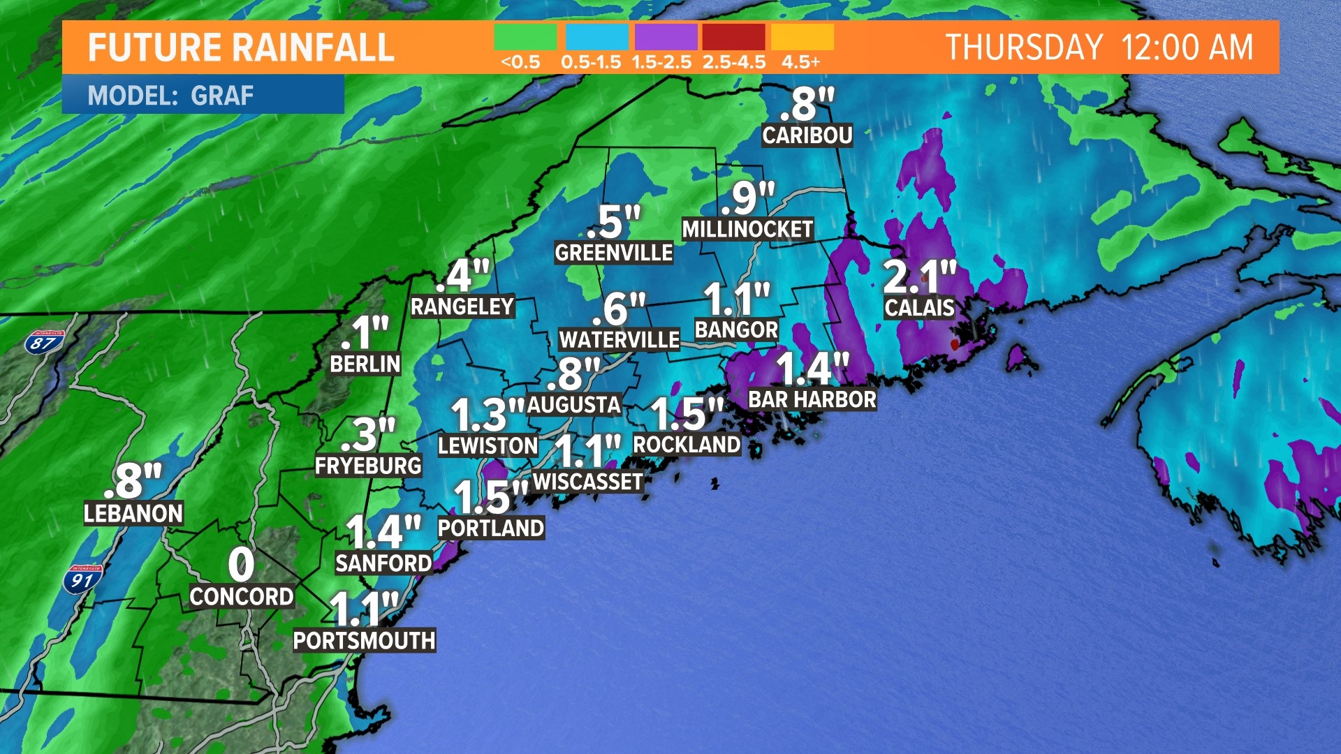 Maine weather Heavy rain expected on Wednesday, Oct. 26, 2022