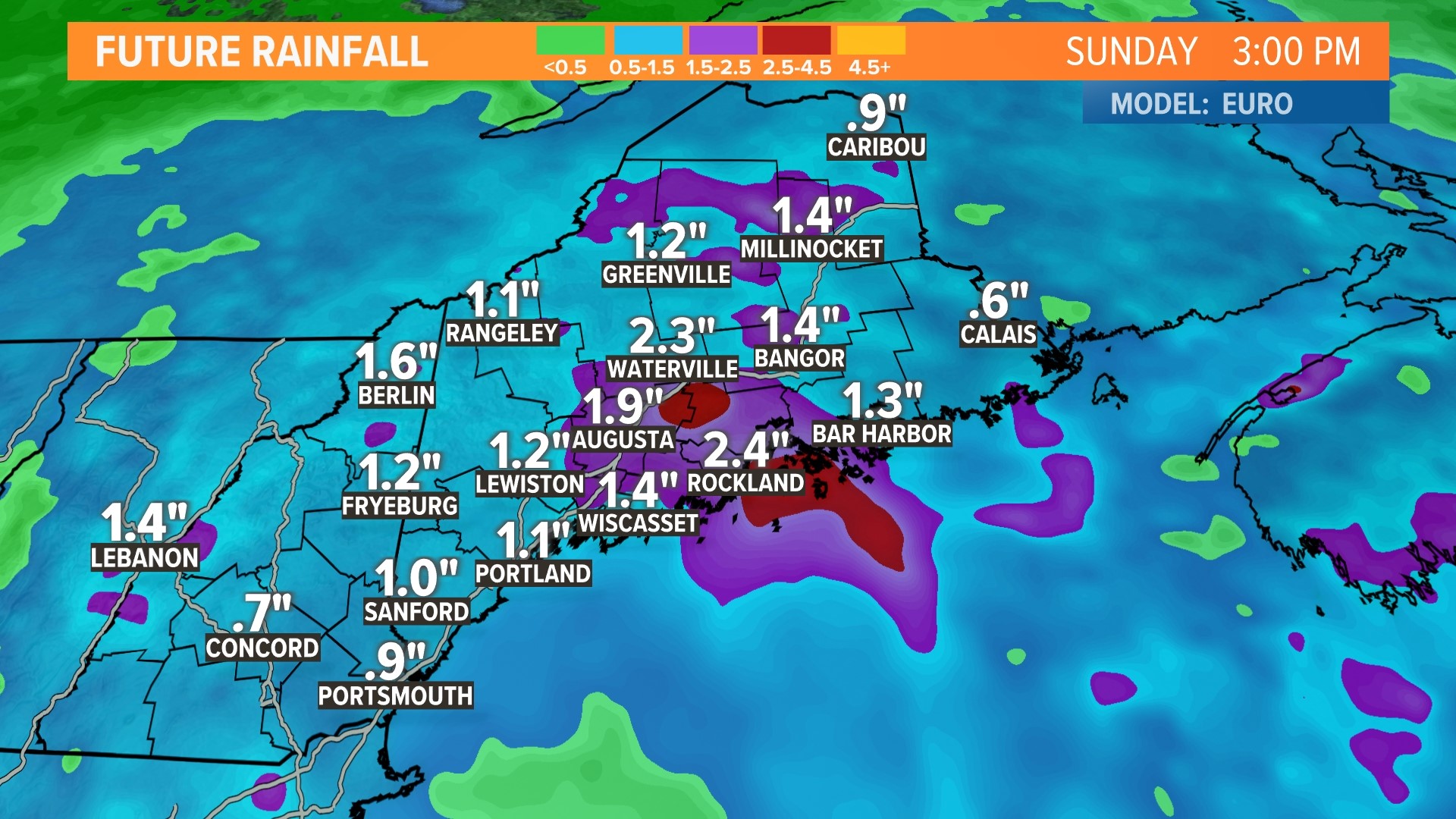 Expect rain in Maine during Juneteenth holiday weekend ...