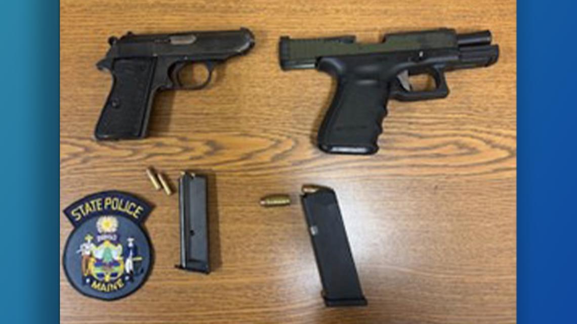 South Portland police: Stolen guns found during traffic stop in ...
