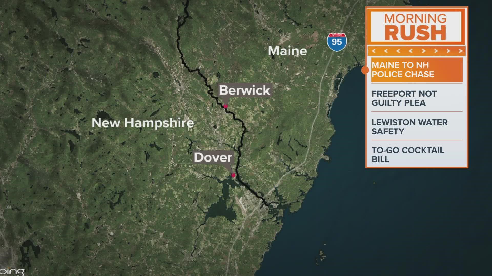 Maine to NH police chase