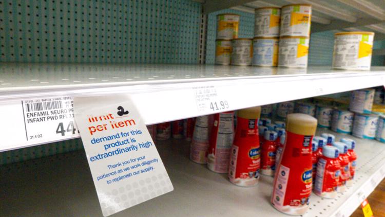 What to do if you are facing an infant formula shortage