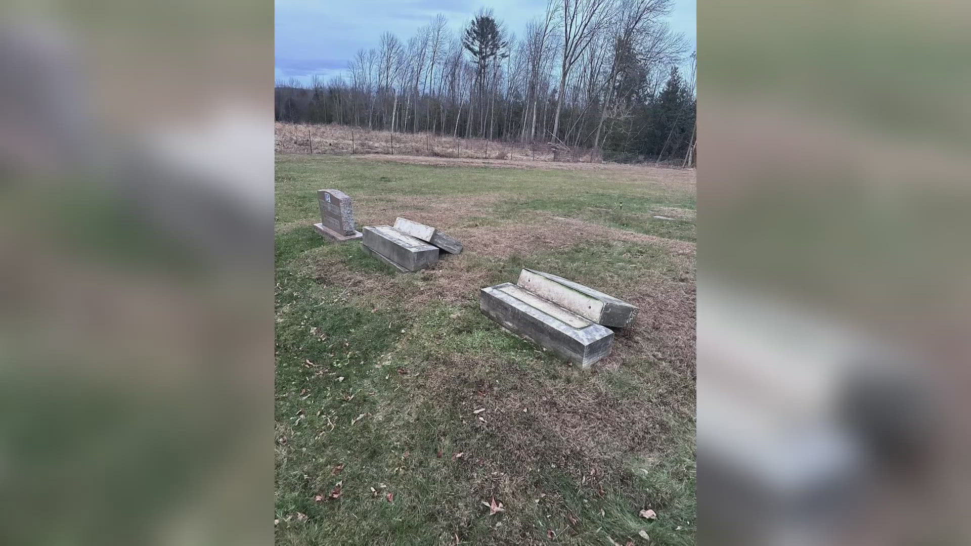 The Maine State Police are investigating the vandalism of seven gravestones in a Charleston cemetery over the past three weeks.