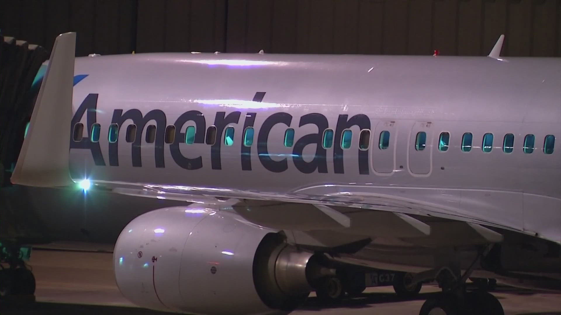 A flight attendant and a passenger on a recent American Airlines flight are recovering after they were injured trying to stop a man from opening a door midflight.