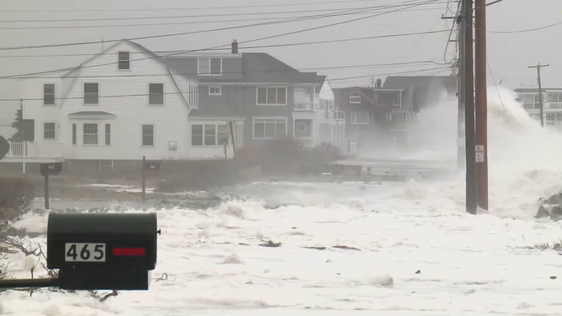 "When the tides come up now, you only got about 35 feet of sand. Last year we had about 70," one Saco resident said.