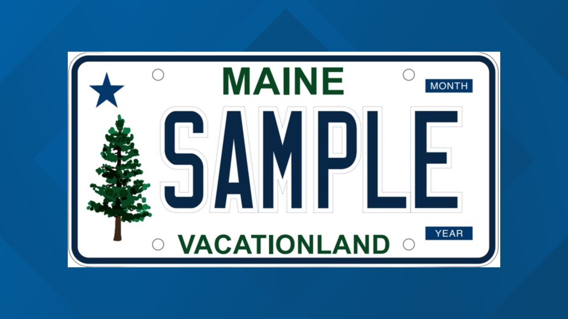 Maine License Plate Options Will Soon Include Pine Tree Plate 