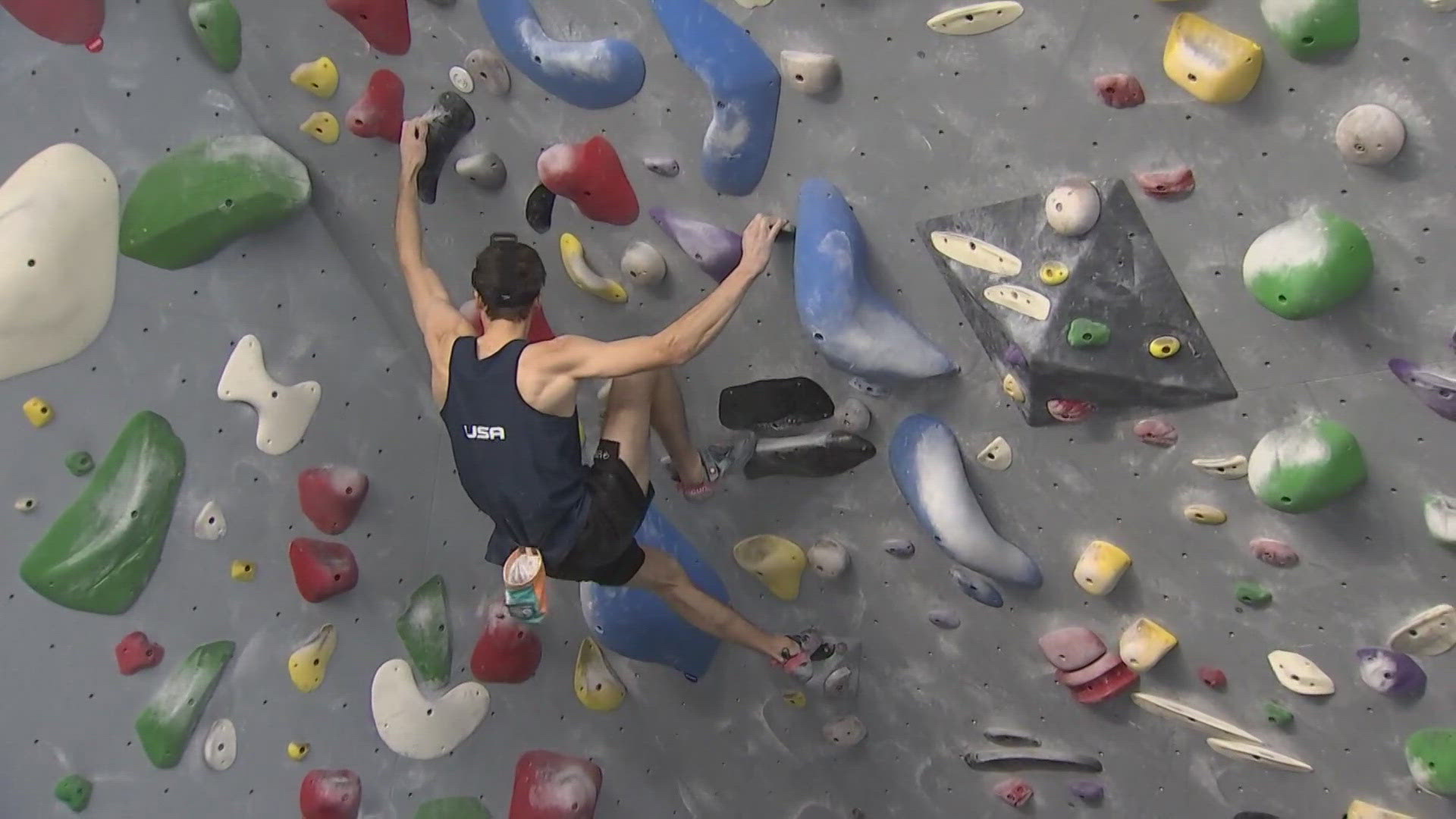New Jersey native Jesse Grupper started sport climbing at the age of 6, and he has now qualified for the Paris Olympics.