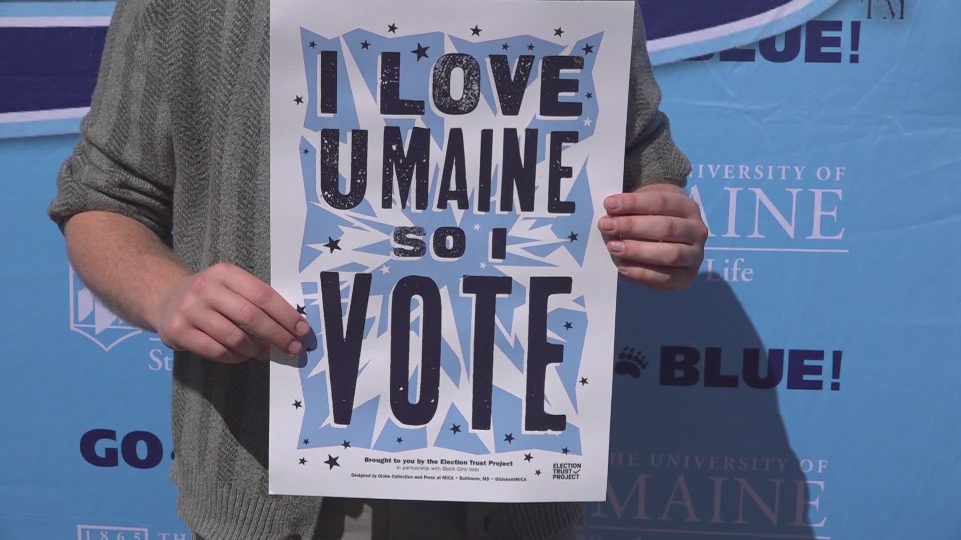 Dozens of students at the University of Maine registered Tuesday on National Voter Registration Day. Many were registering for the first time.