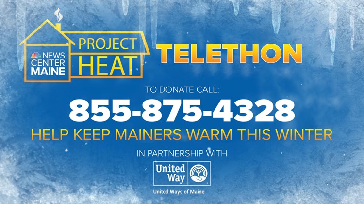 NEWS CENTER Maine's 2022 Project Heat Telethon to help with heating assistance in Maine