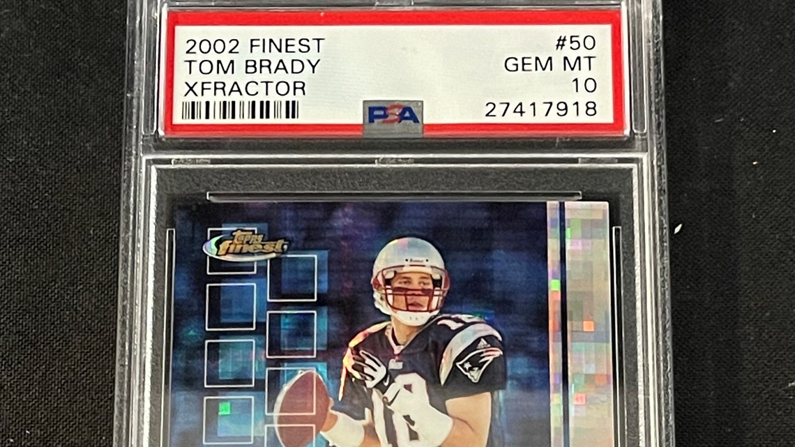 Rare Tom Brady card from 1st Super Bowl year to be auctioned