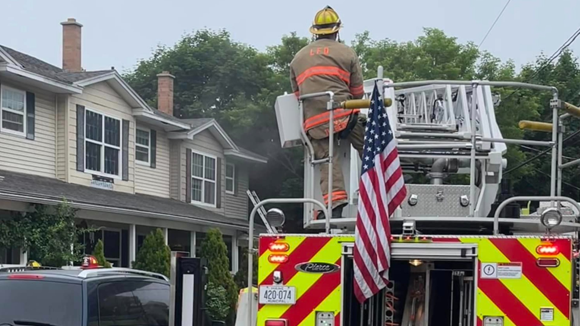Lewiston Fire Department responds to kitchen fire on Blake Street