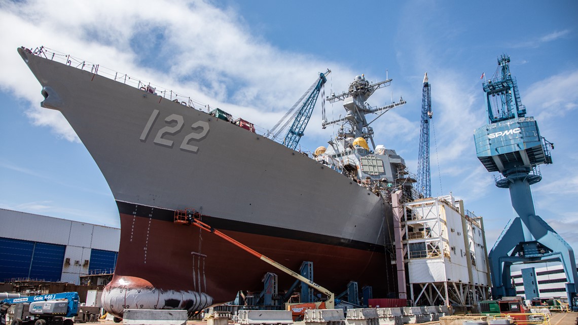 Bath Iron Works To Christen Future USS John Basilone | Newscentermaine.com