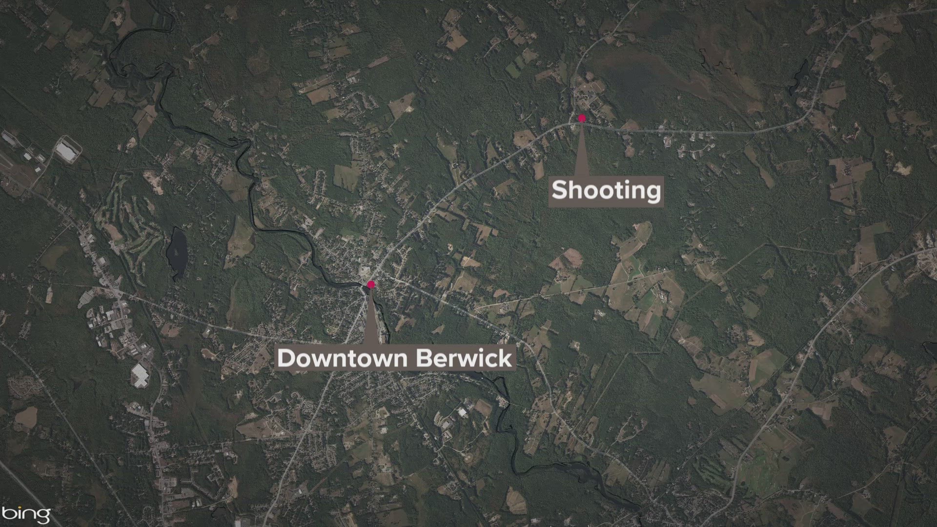 The Berwick Police Department responded to a call about a shooting shortly after 9 a.m. and upon arrival found two people suffering gunshot wounds.