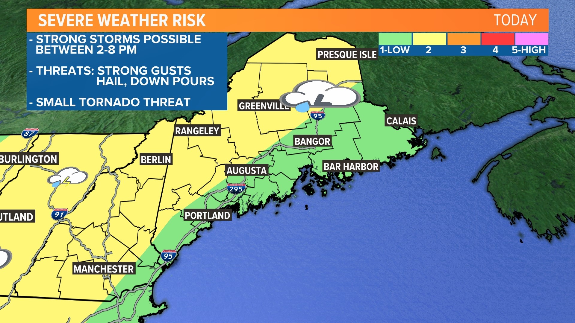 Severe storms moving through Maine Thursday evening | newscentermaine.com