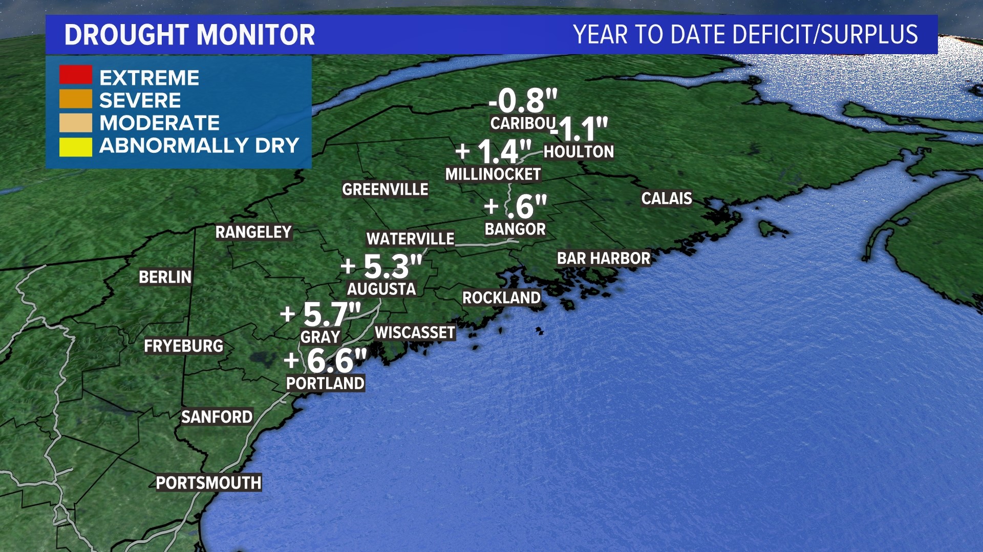 Maine to see thunderstorms Monday afternoon