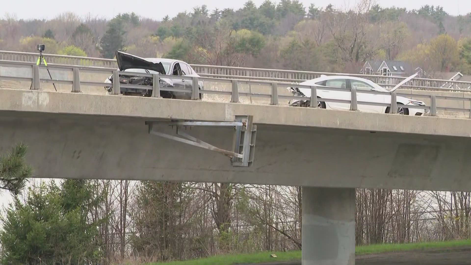 The crash, which closed the Exit 8 in Portland for several hours, is being investigated by Portland police.