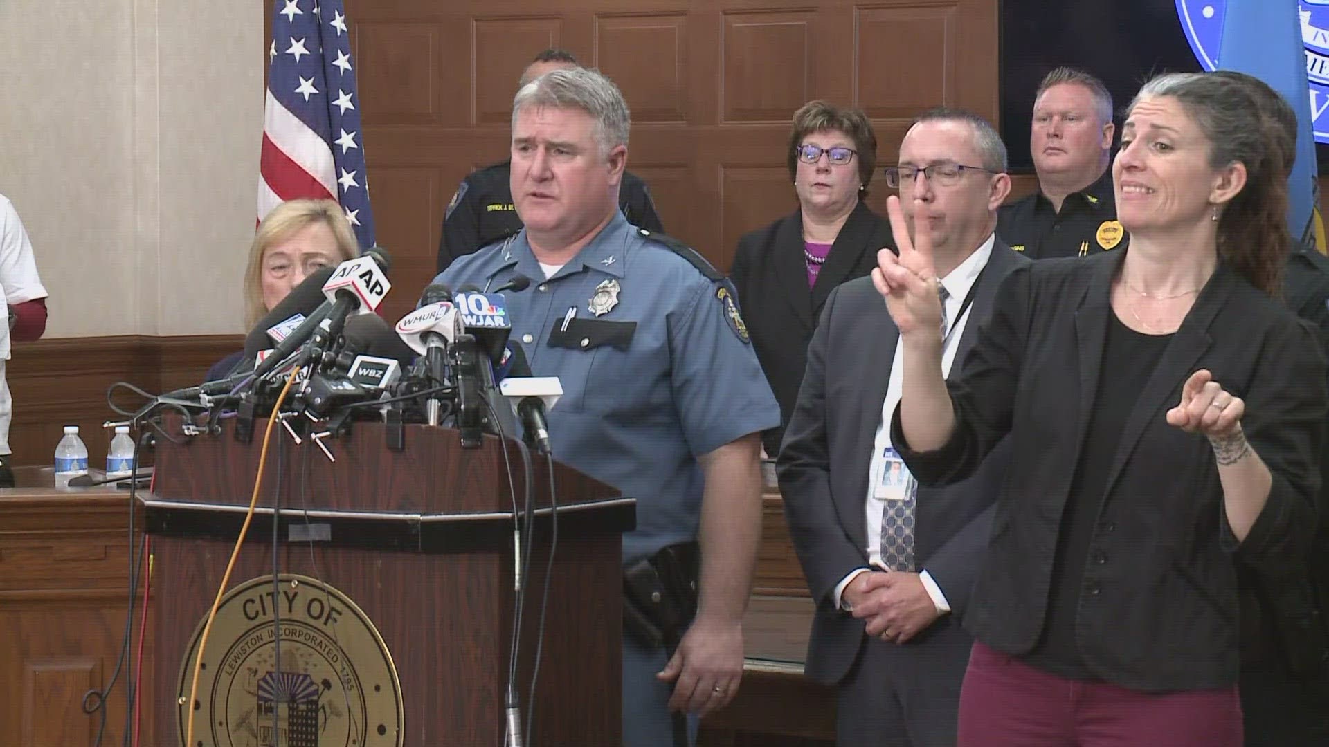 Gov. Janet Mills and Maine State Police provided updates during a press conference Thursday morning.