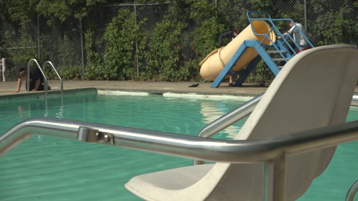 Dakin Pool reopens for the first time this season