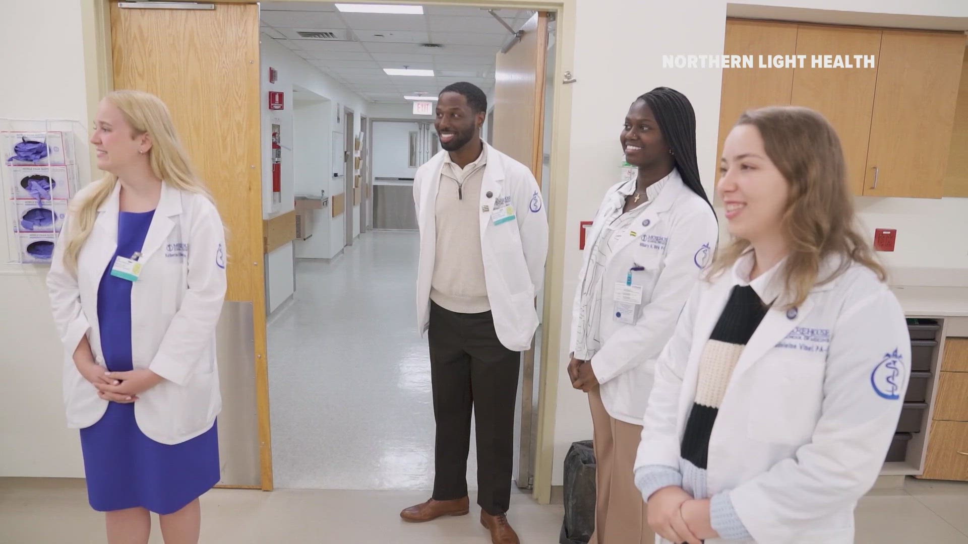 Morehouse School of Medicine physician assistant students are coming to Maine for hands-on experience and to help ease the state's health care provider shortage.