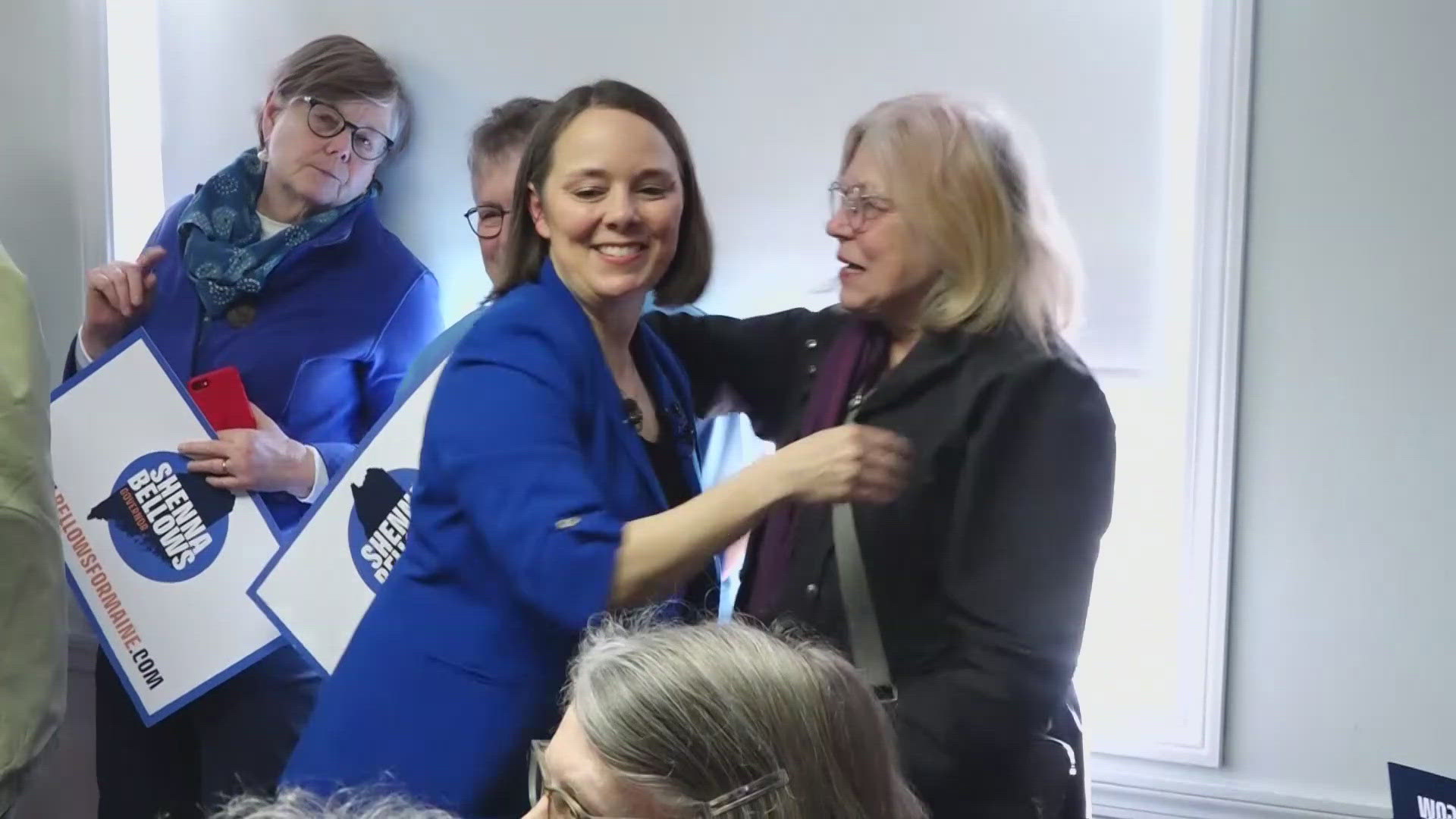Bellows is the first woman to serve as Maine secretary of state and was sworn into office in 2021. 