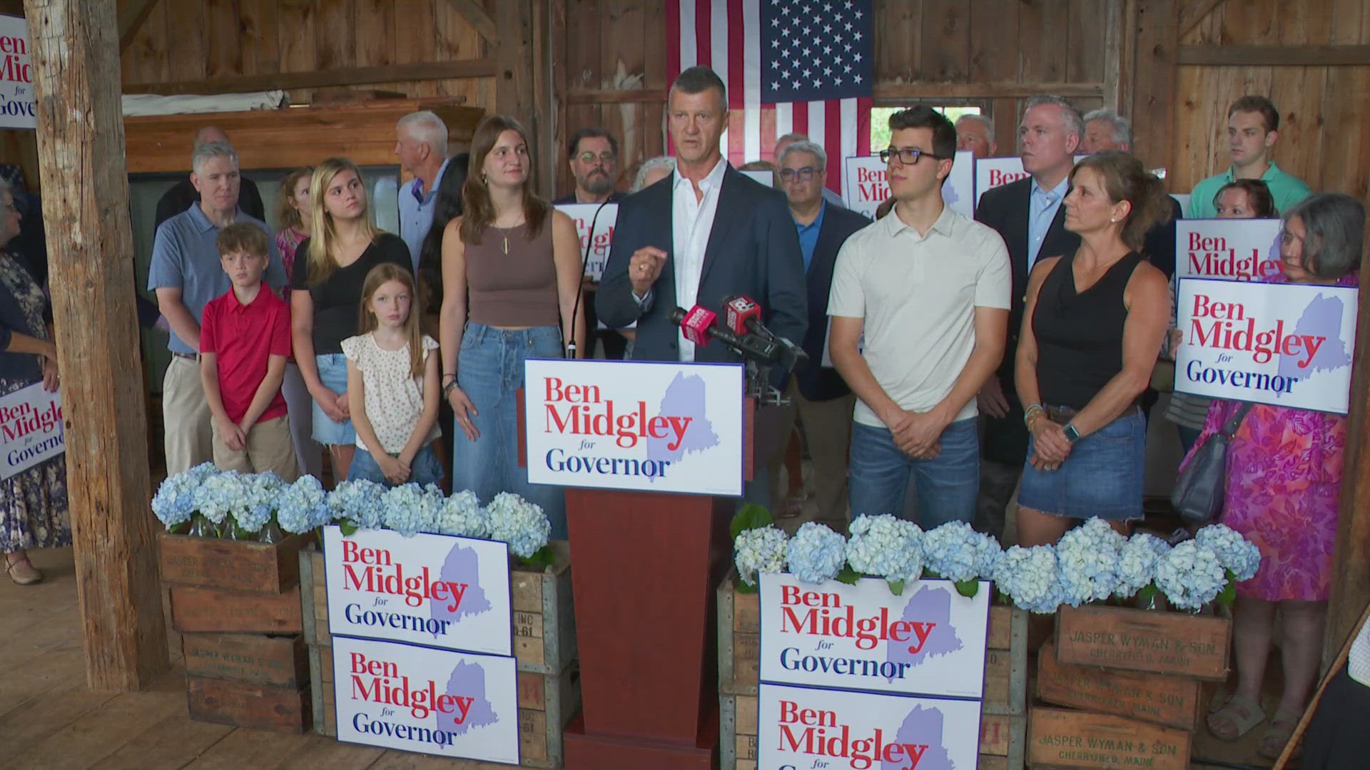 Maine businessman Ben Midgley is joining the race as a Republican.