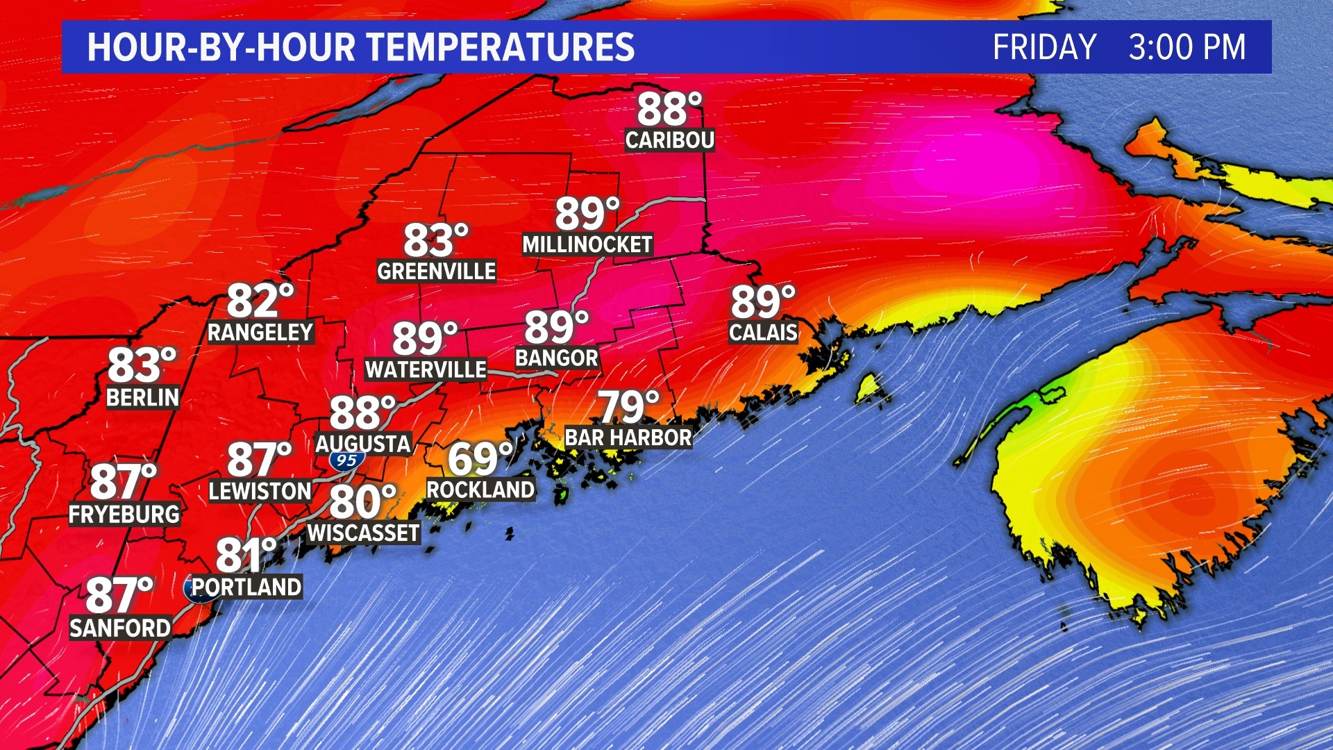 Maine Weather Forecast Heat And Humidity On The Way Newscentermaine Com