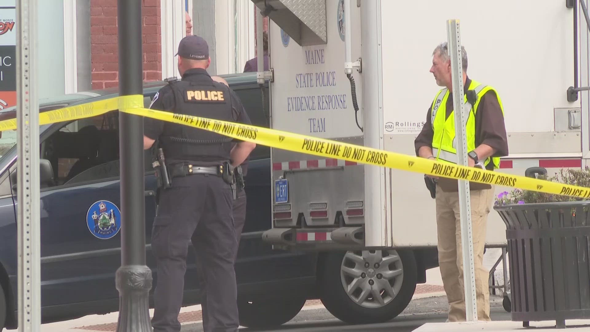 Main Street in the downtown area was shut down for several hours while detectives investigated.