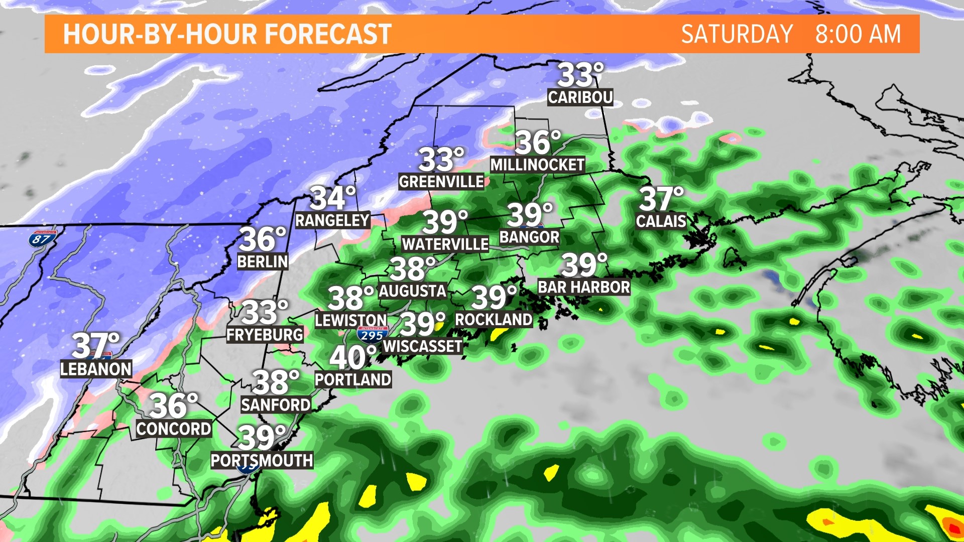 Late winter storm brings rain and wet snow to Maine Saturday ...