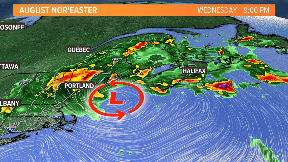 Rare August Nor'easter to bring drought help to Maine - Vimarsana News