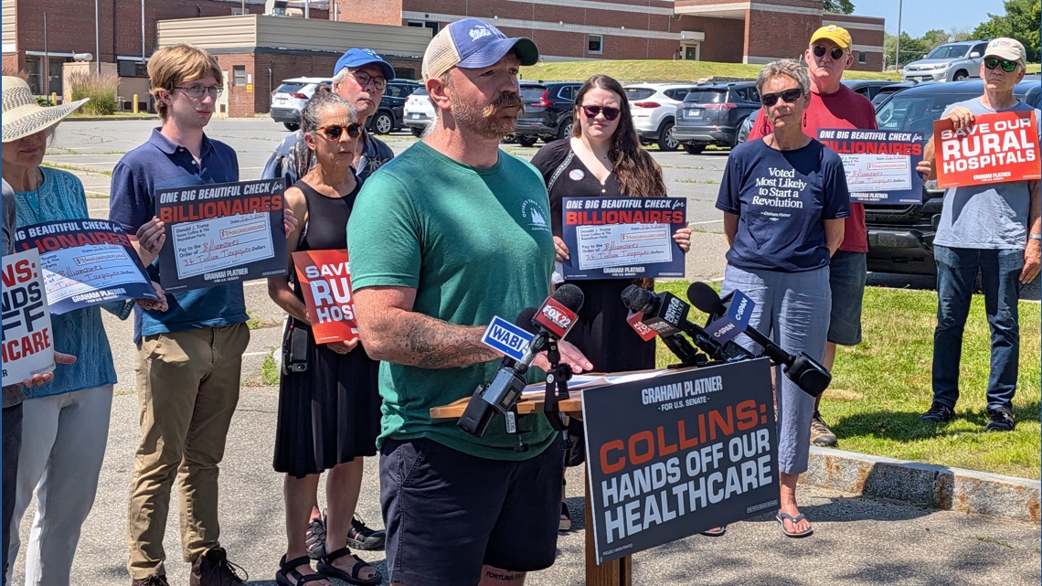 Senate candidate Graham Platner calls attention to rural hospital ‘crisis’