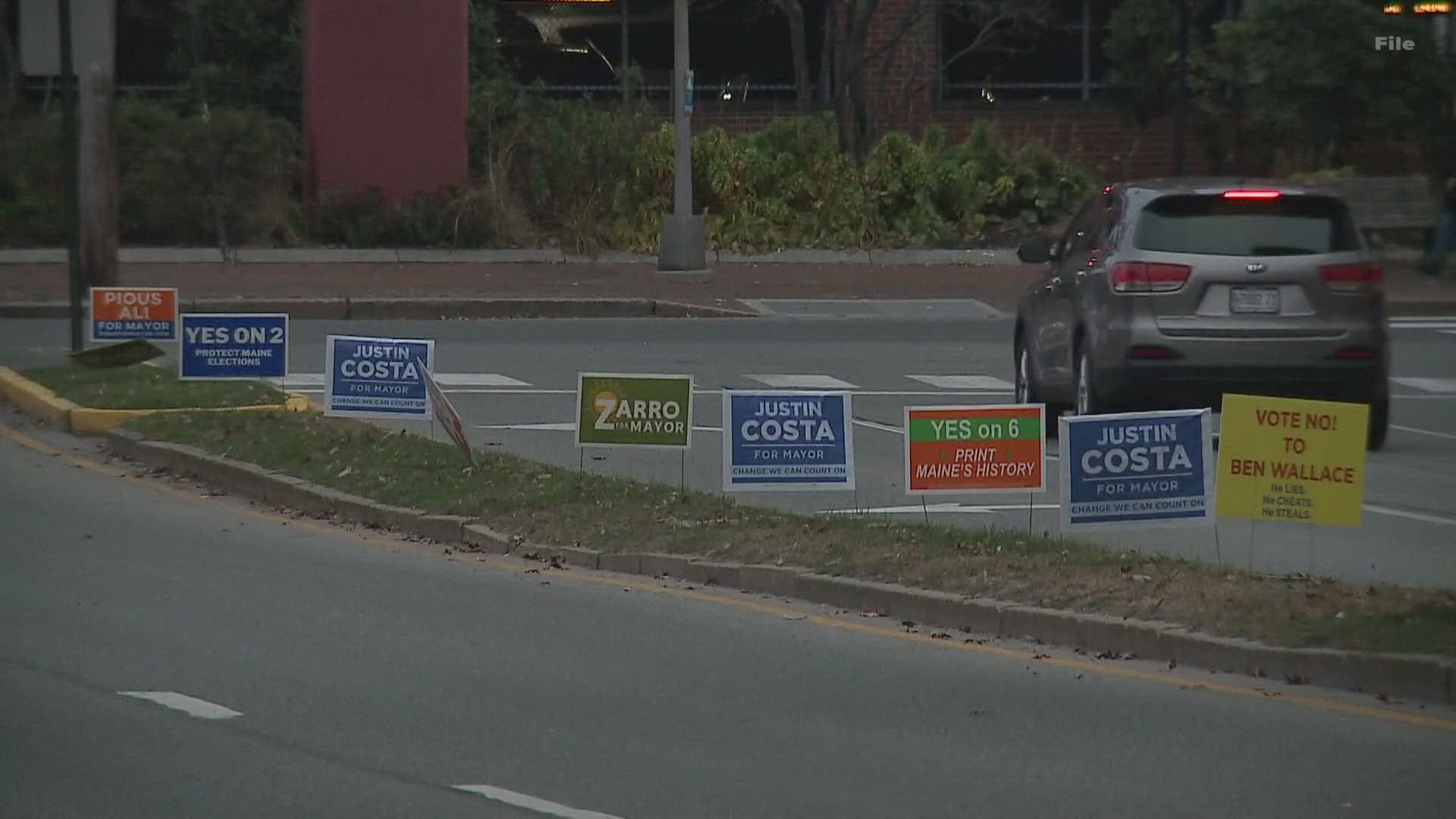 Thousands upon thousands of signs line nearly all roads in Maine and across the nation. Now what happens to them? And who is responsible in the clean-up efforts?