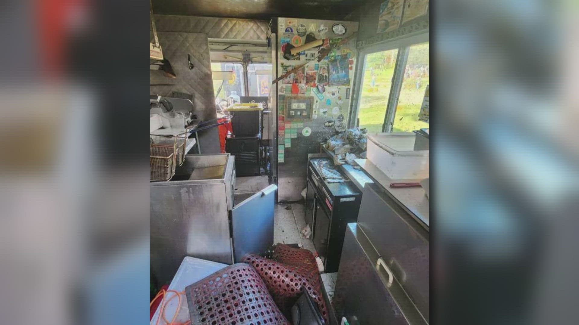 Timmy Elliot and Oliver Borelli were injured when the food truck they were working in caught fire over the weekend. Several fundraisers have already been set up.