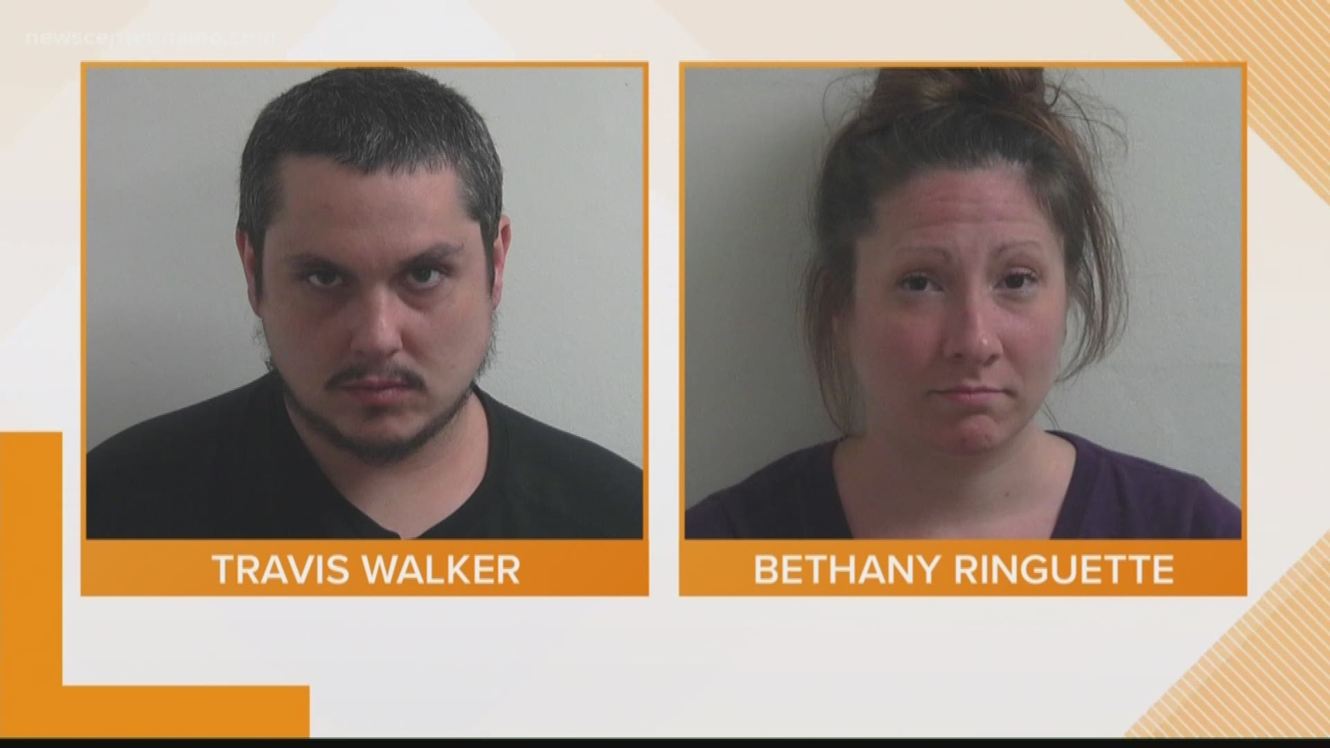 Rumford police arrested Travis Walker and Bethany Ringuette for sex crimes.