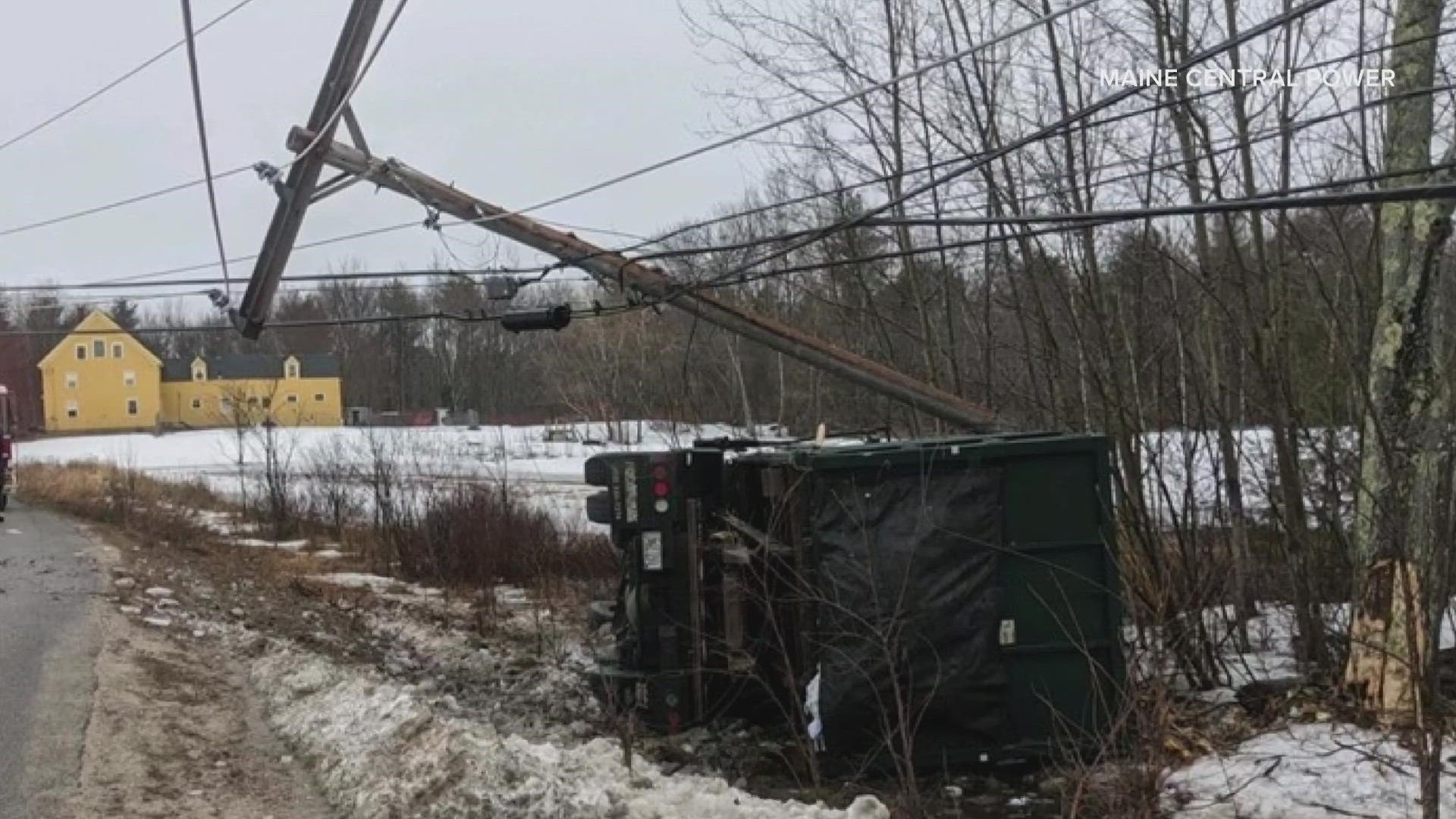 Crash closes 2 roads in Gorham on Friday